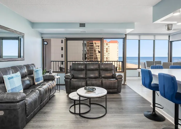 Apartment 2br Capri Oceanfront Condo, Indoor Pool, Massage Chair, Brand New Bathrooms 2025, Unbeatable Views! Ocean City